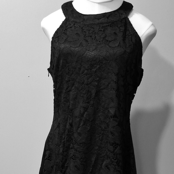 Sunny Lady Dresses & Skirts - Sunny Lady black lacy sleeveless dress size large